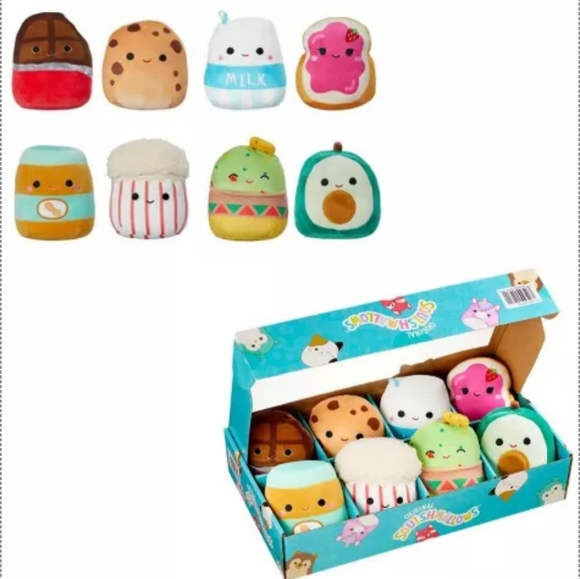 THIS ITEM IS SOLD! Squishmallows 8 Pack of 5" Food Squishmallows. Brand New. - Picture 3 of 5